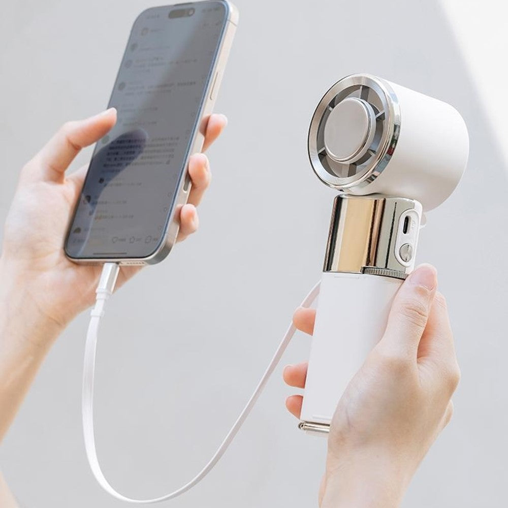 Portabel handfläkt med kylning & 6000 mAh batteri