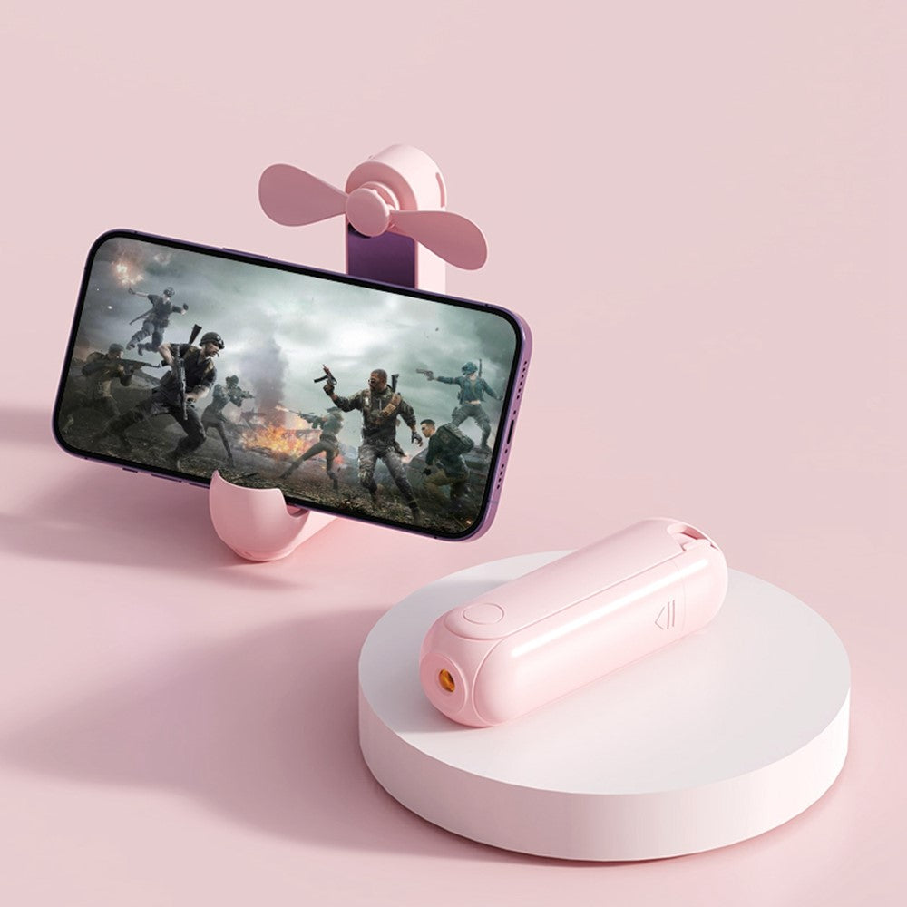 Handfläkt – F11 multifunktionell med powerbank och spegel