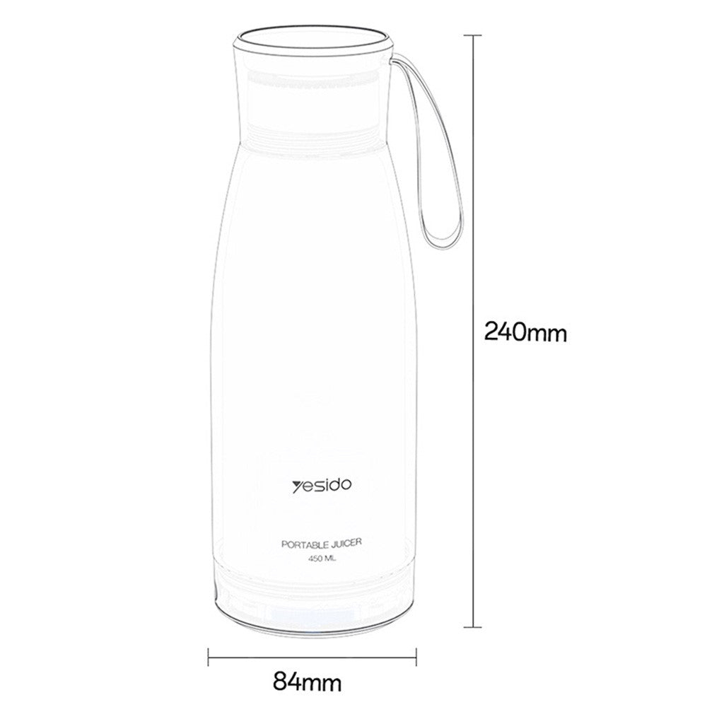 YESIDO portabel blender med 6 knivblad