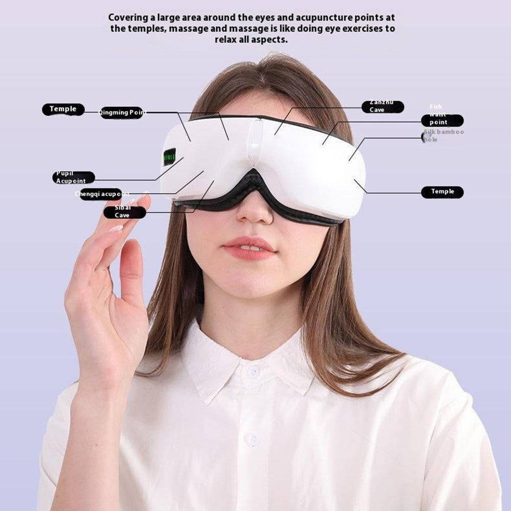 Ögonmassör JY-203 – värme, vibration och Bluetooth-musik