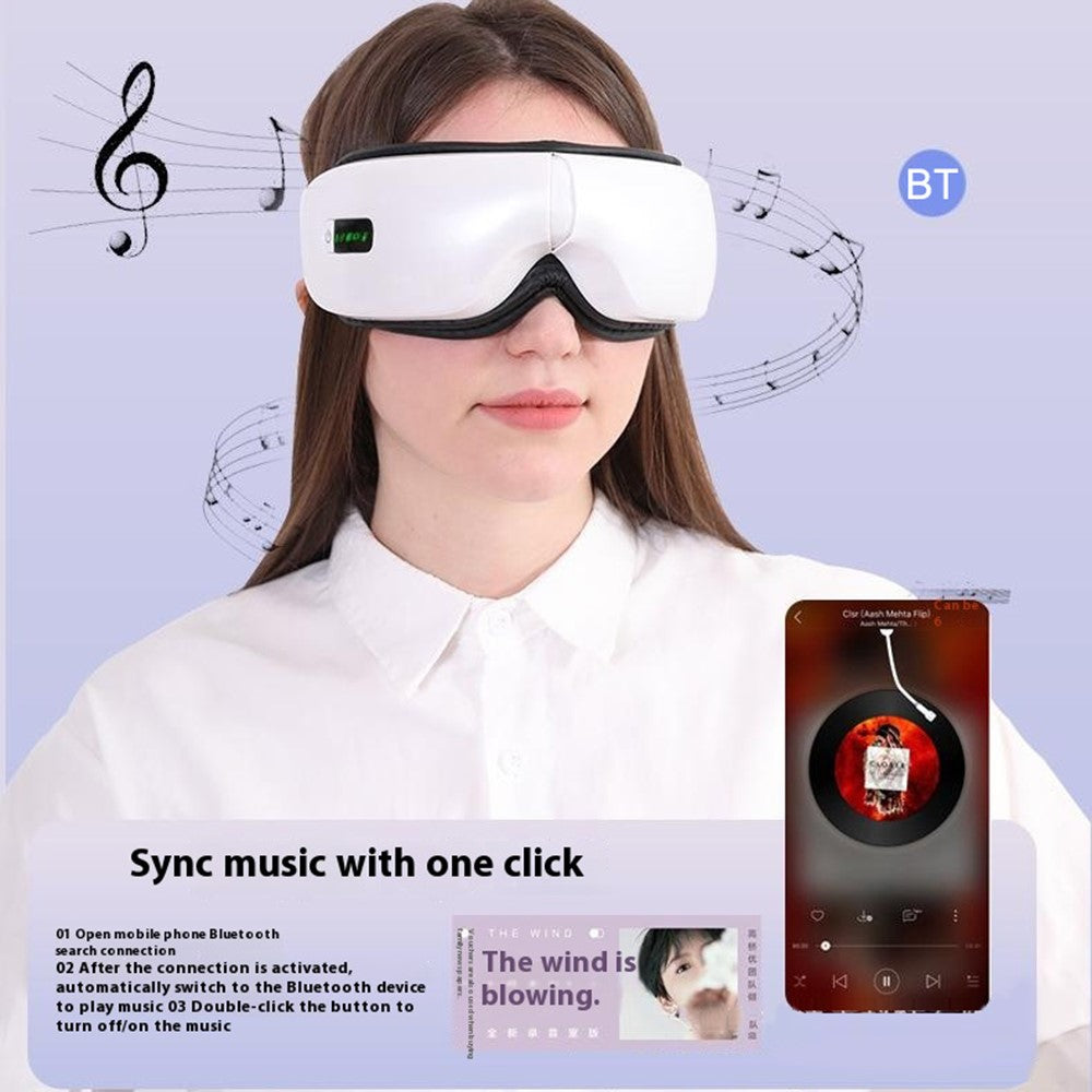 Ögonmassör JY-203 – värme, vibration och Bluetooth-musik