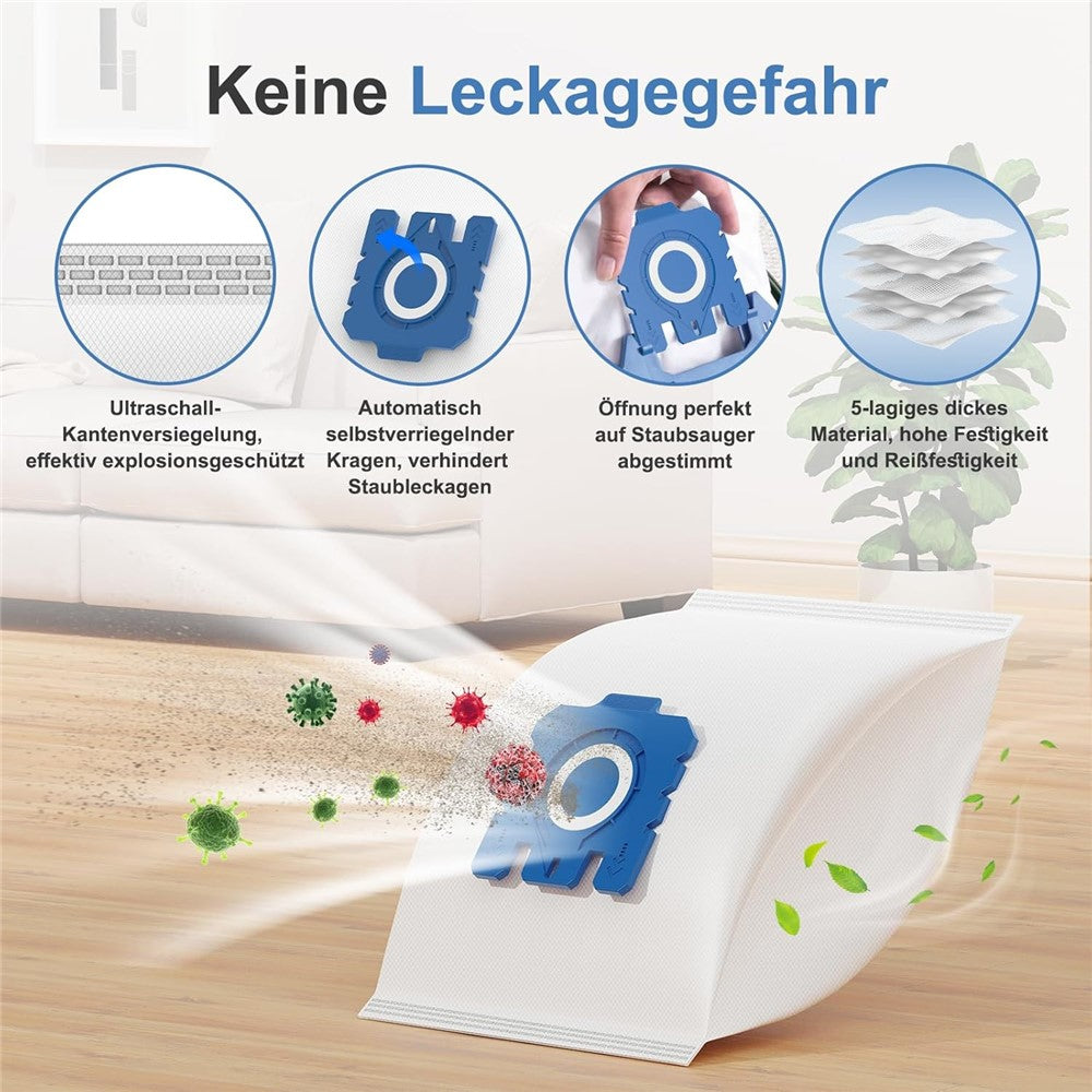 Dammuppsamlare – 12-pack påsar för Miele dammsugare