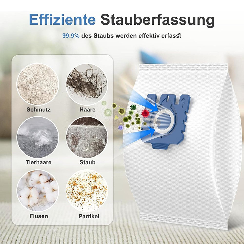 Dammuppsamlare – 12-pack påsar för Miele dammsugare