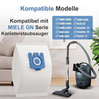 Dammsugarpåsar 5-lager med självlåsning (5-pack)