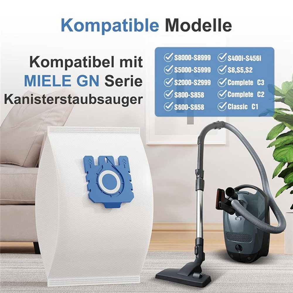 Dammsugarpåsar 5-lager med självlåsning (5-pack)