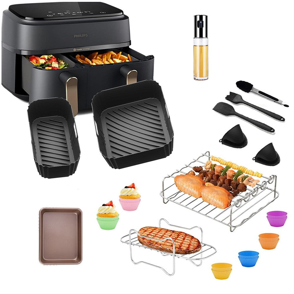 Tillbehörsset för airfryer – 25 delar