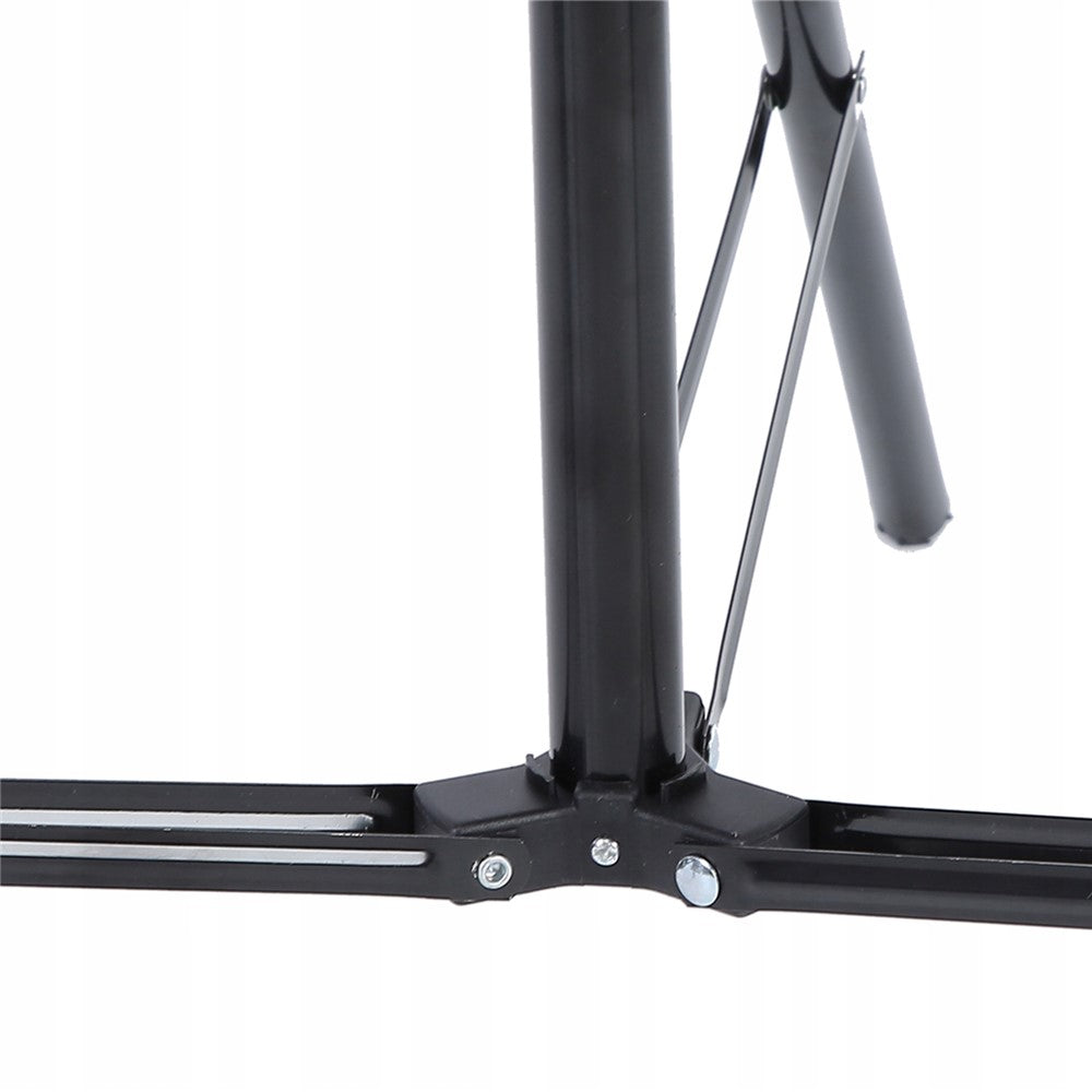 Utrustning IV-ställning – hopfällbar aluminium med 4 krokar