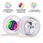 Vattentät RGB LED-Belysning med Fjärrkontroll (2-pack)