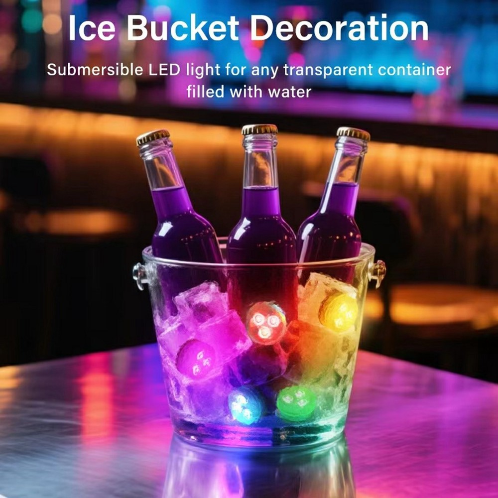 Vattentät RGB LED-Belysning med Fjärrkontroll (2-pack)