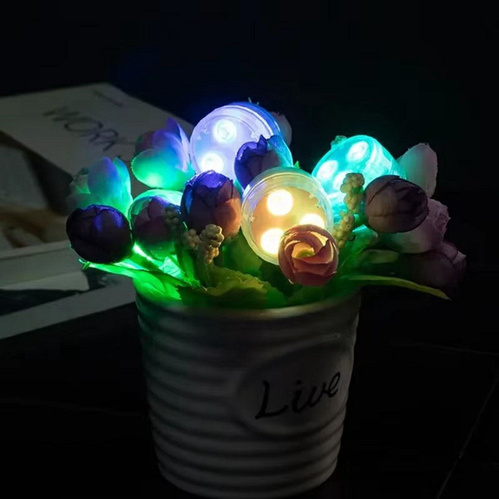 Vattentät RGB LED-Belysning med Fjärrkontroll (2-pack)