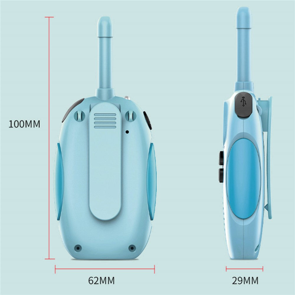 Walkie-talkie – 2-pack DJ100 miniradio 3 km räckvidd