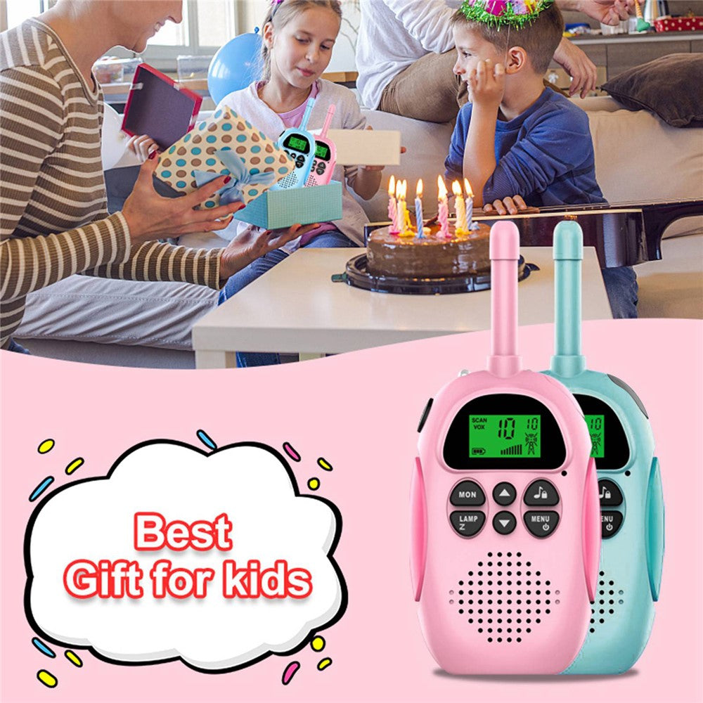 Walkie-talkie – 2-pack DJ100 miniradio 3 km räckvidd
