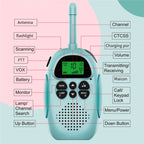 Walkie-talkie – 2-pack DJ100 miniradio 3 km räckvidd