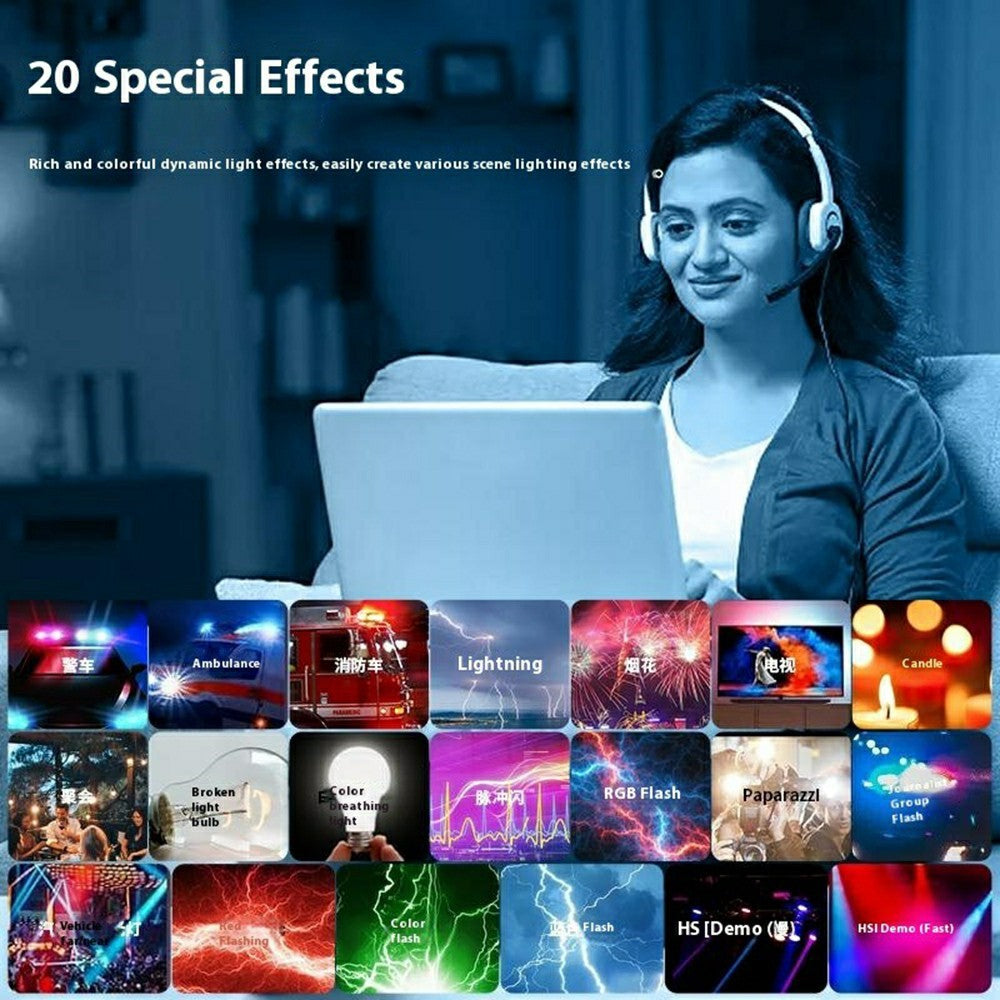 Handhållet RGB-ljus B20RGB – 20 lägen för foto och video