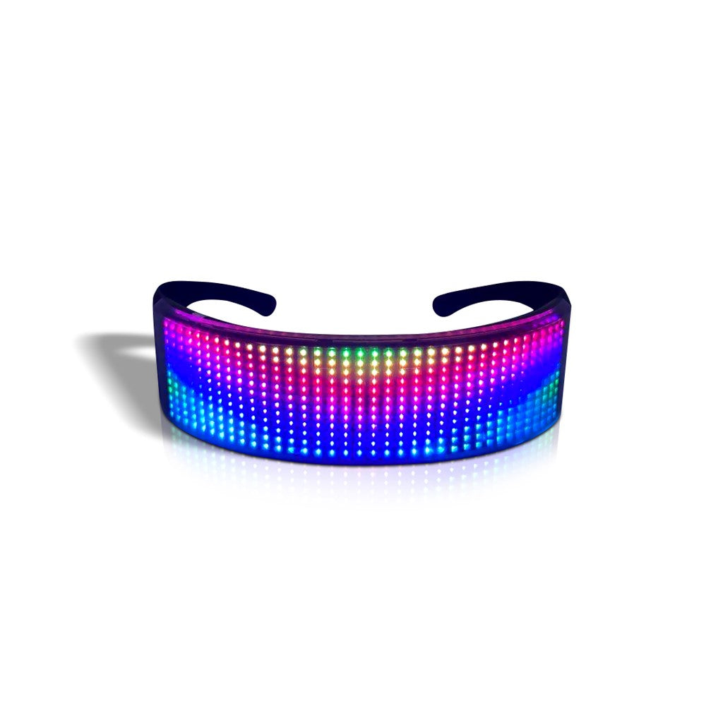 LED-glasögon – appstyrda lysande glasögon med text