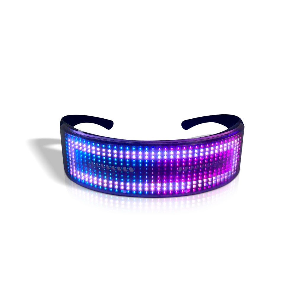 LED-glasögon – appstyrda lysande glasögon med text
