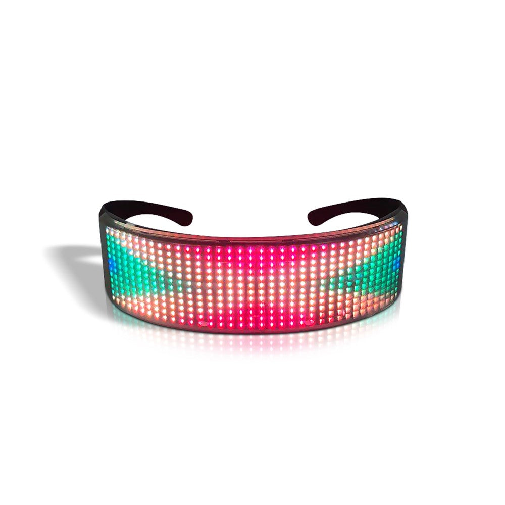 LED-glasögon – appstyrda lysande glasögon med text