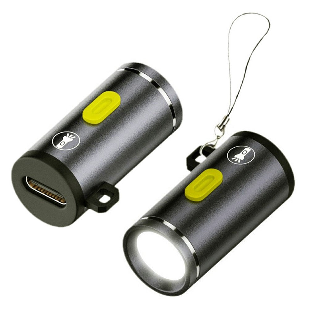Mini ficklampor 210 lumen – USB-C uppladdningsbara 2-pack