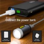 Mini ficklampor 210 lumen – USB-C uppladdningsbara 2-pack