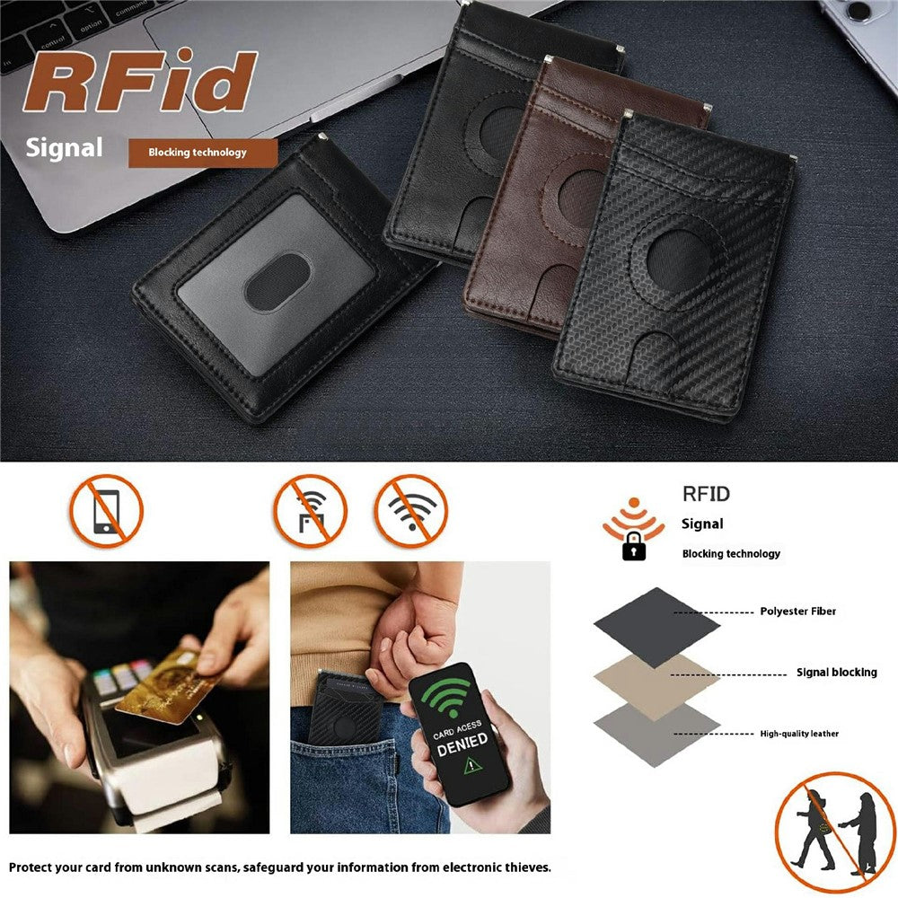 RFID-plånbok – för AirTag med 9 kortfack