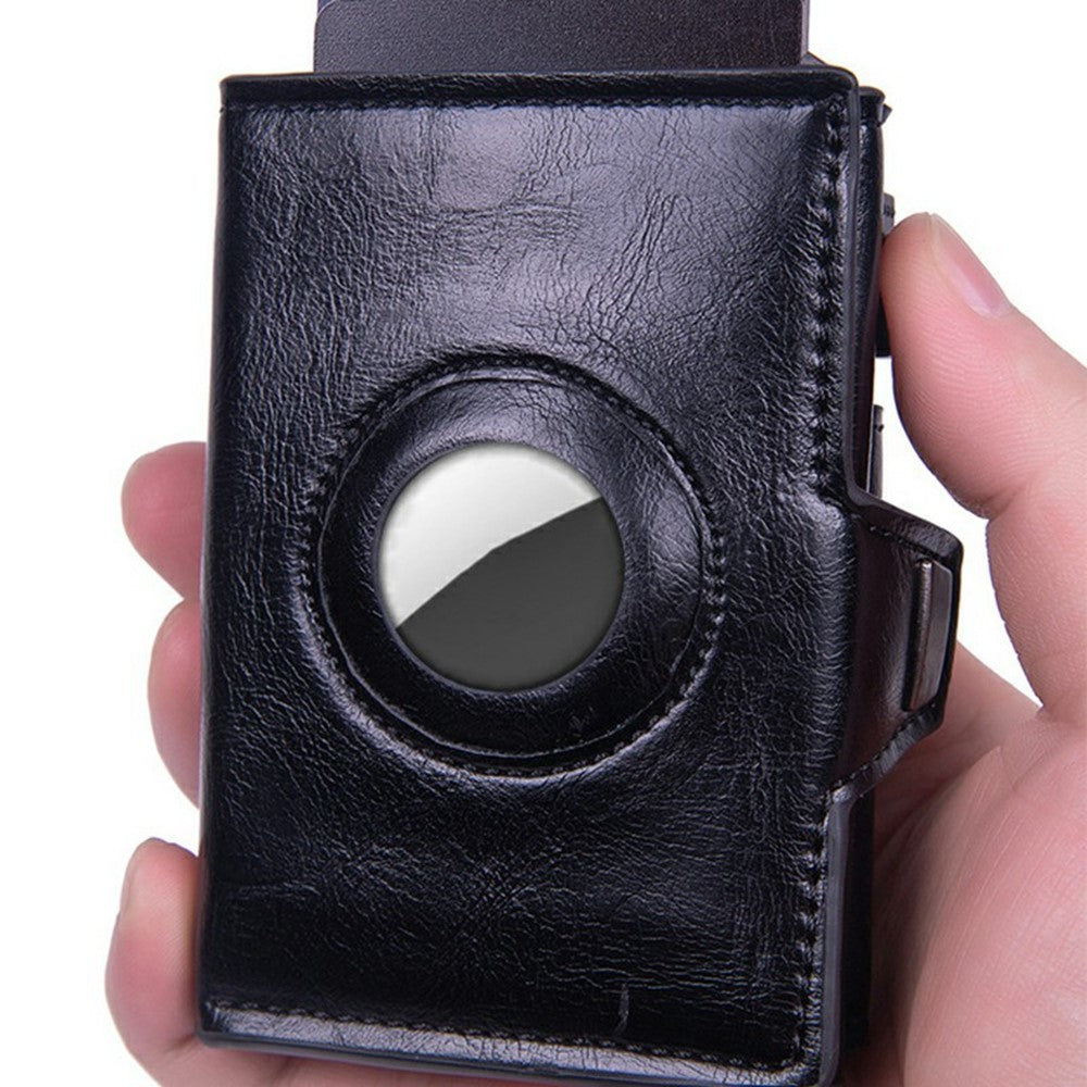 RFID-plånbok – i läder med AirTag-skydd