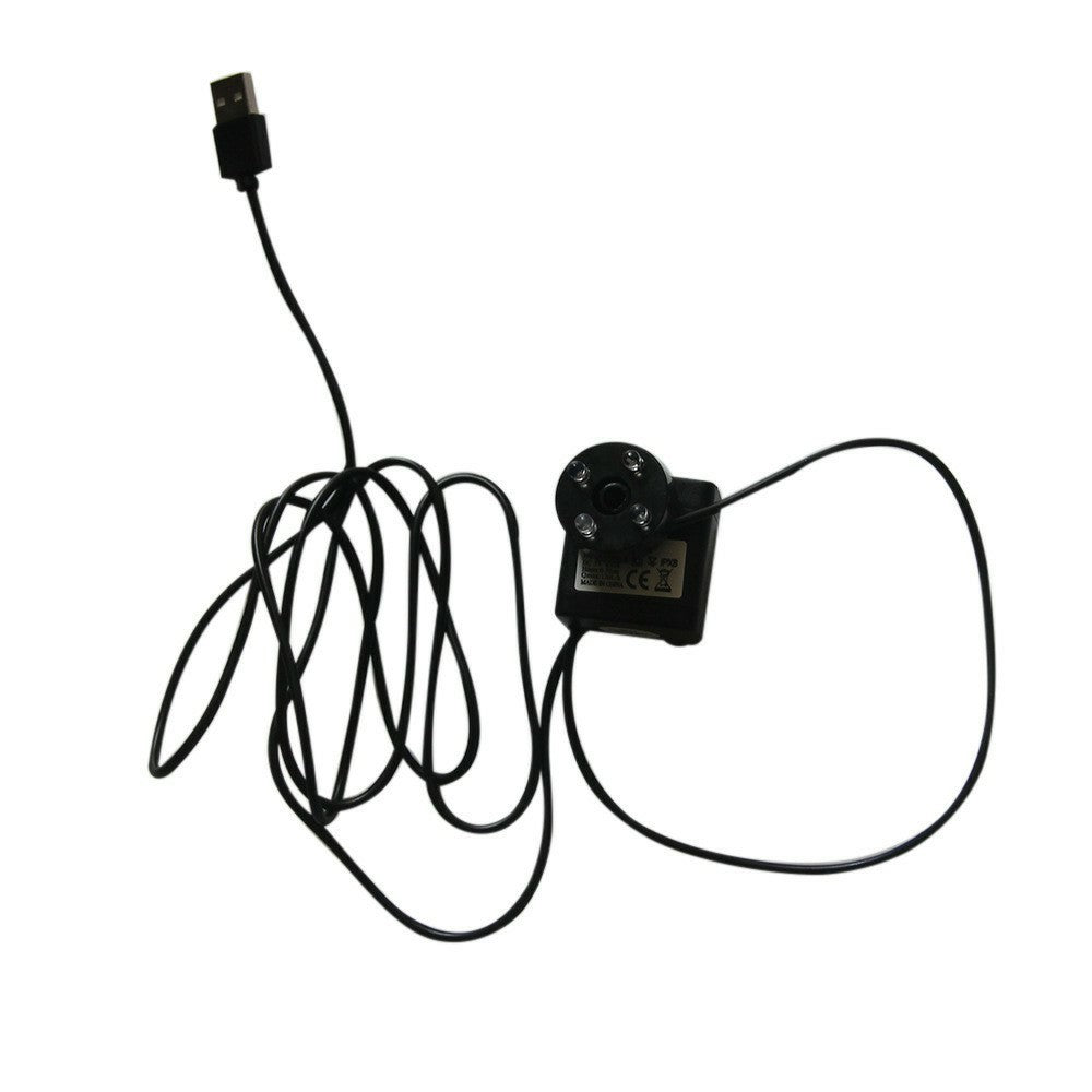 Solpanel – 5W USB med pump & LED för damm/fontän