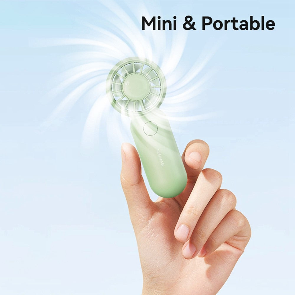 Mini handfläkt – uppladdningsbar med tre hastigheter