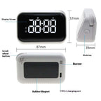 Klocka – 370 stor skärm, timer & alarm
