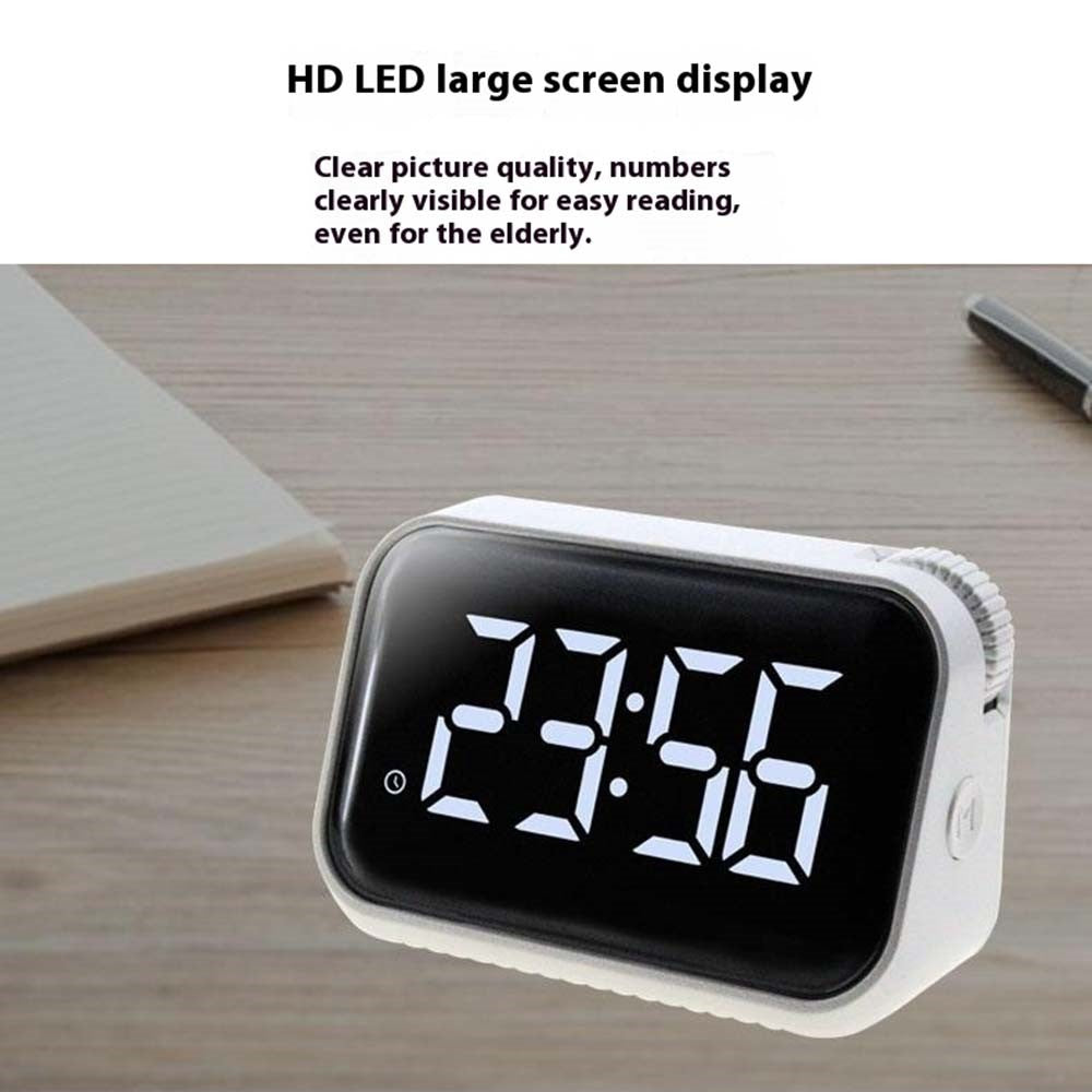 Klocka – 370 stor skärm, timer & alarm