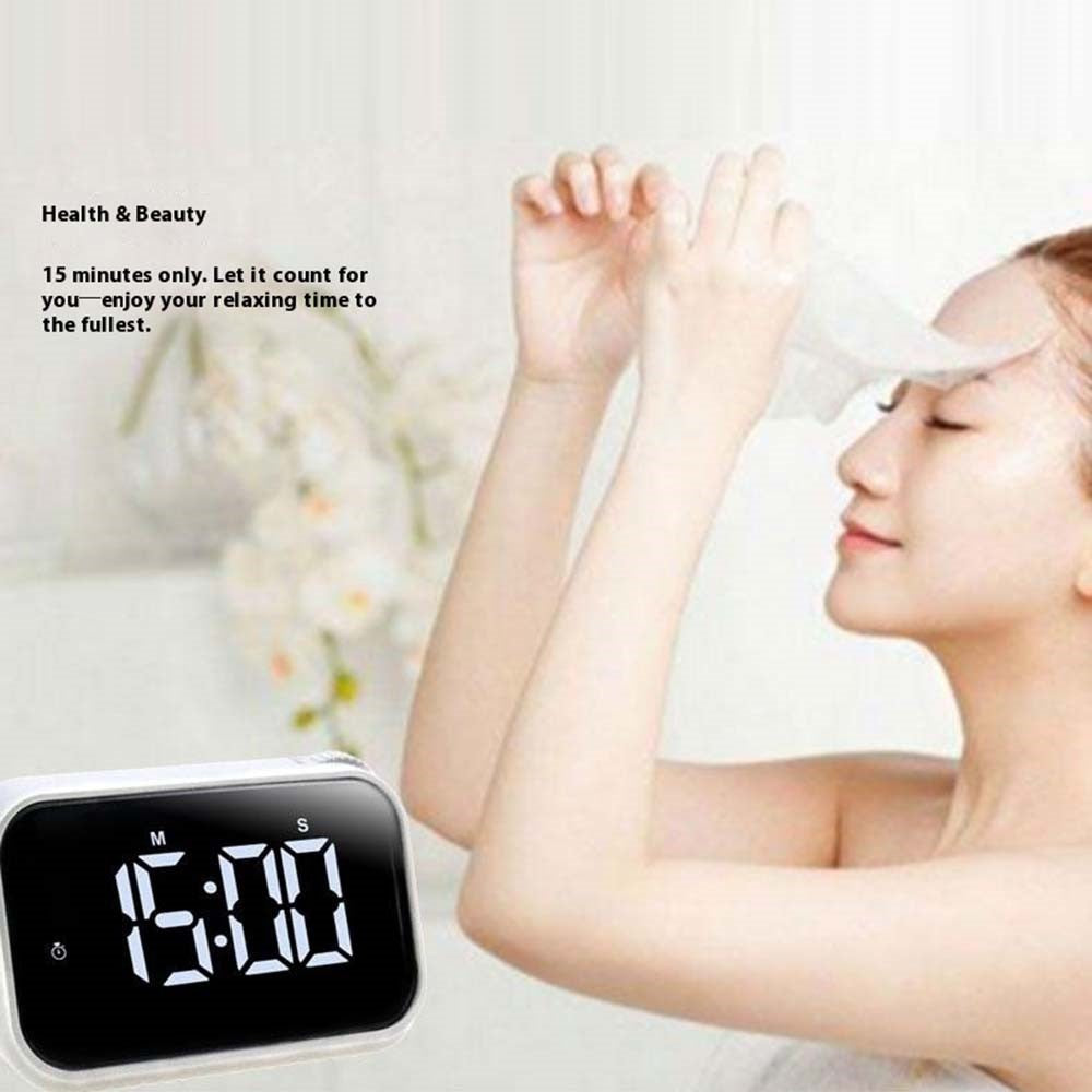Klocka – 370 stor skärm, timer & alarm