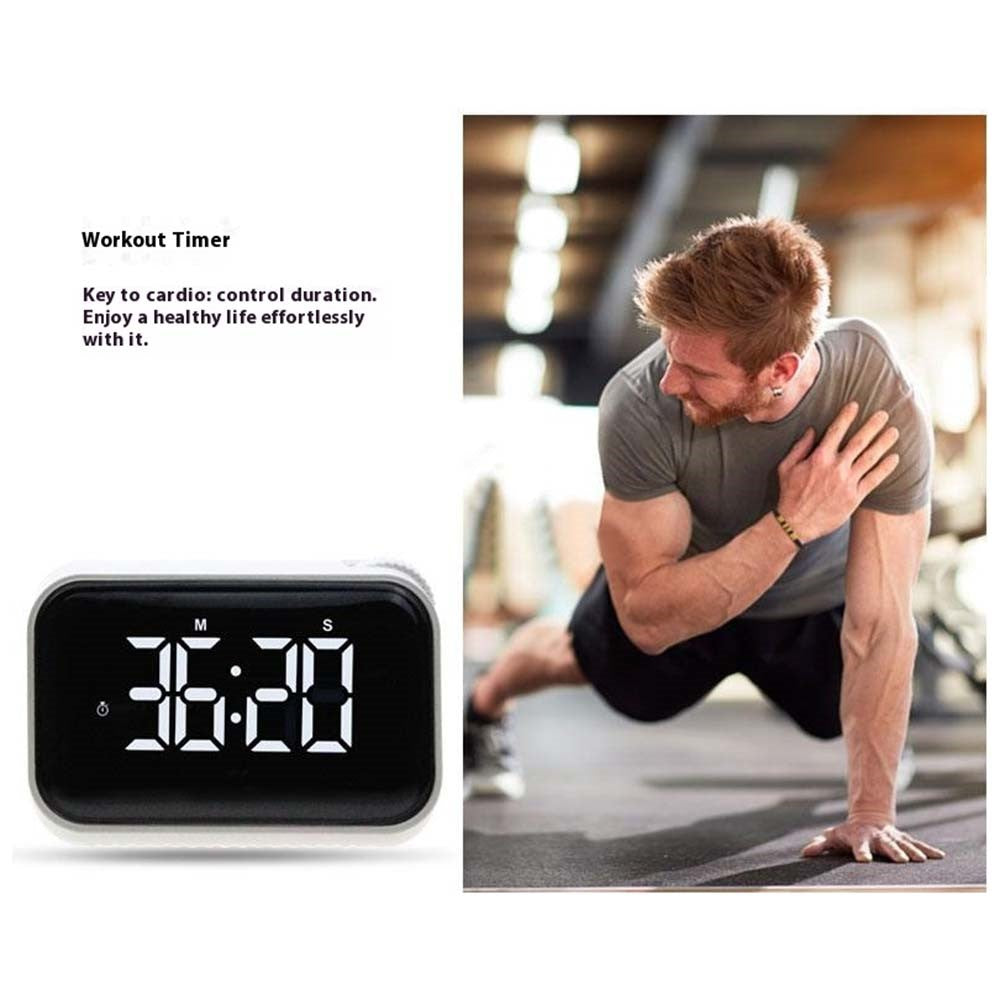 Klocka – 370 stor skärm, timer & alarm