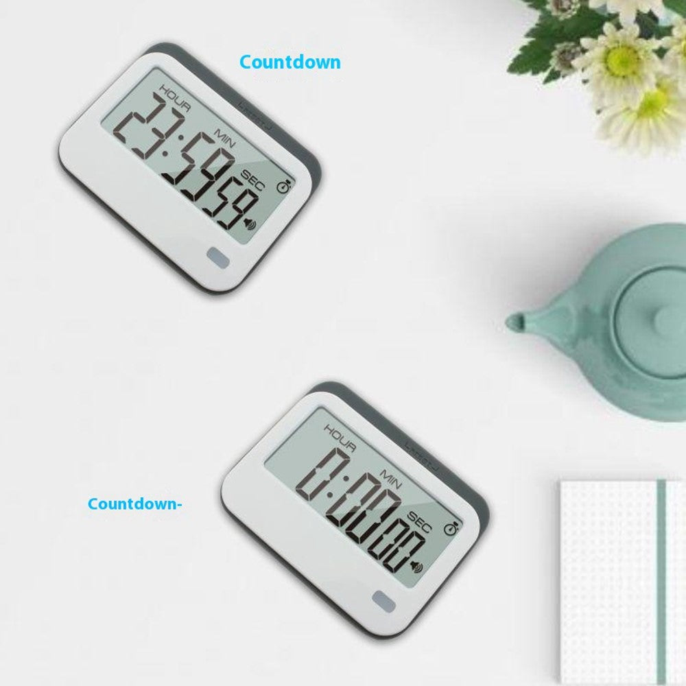 Multifunktionell Digital Timer och Klocka med Stora Siffror