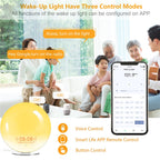 Smart wake-up-lampa – soluppgångssimulering med WiFi och radio