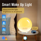 Smart wake-up-lampa – soluppgångssimulering med WiFi och radio