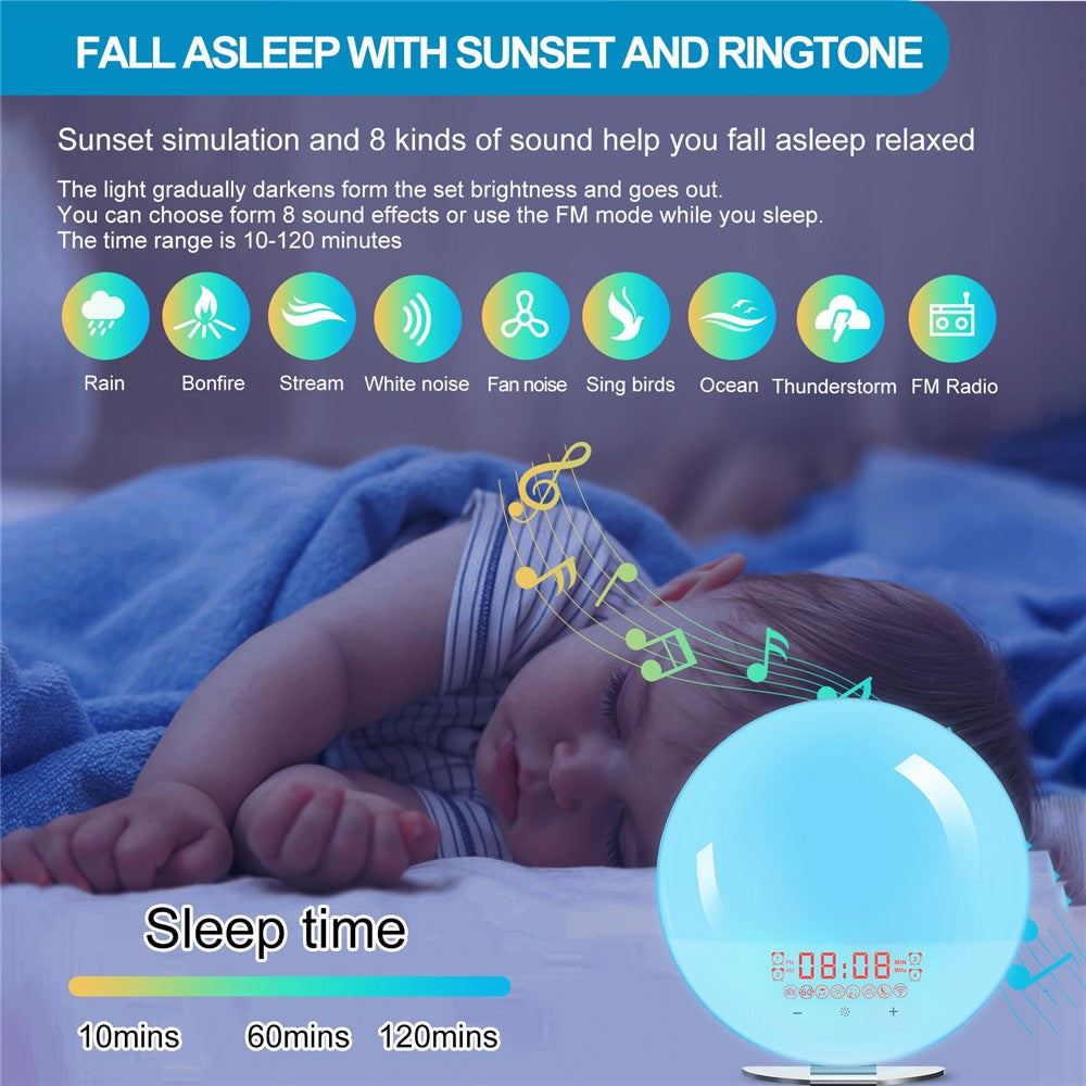 Smart wake-up-lampa – soluppgångssimulering med WiFi och radio