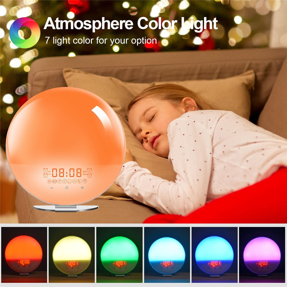 Smart wake-up-lampa – soluppgångssimulering med WiFi och radio