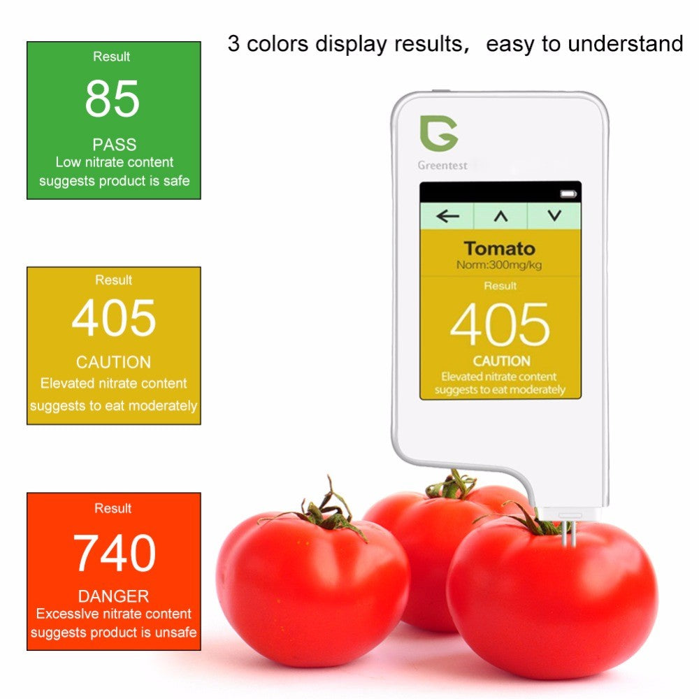 GREENTEST 2 – digital nitrattestare för frukt, grönsaker och kött