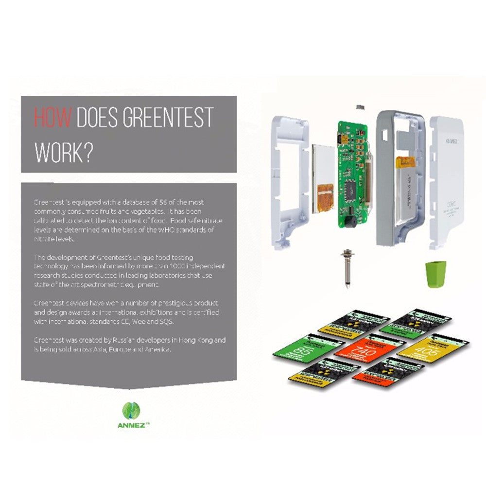 GREENTEST 2 – digital nitrattestare för frukt, grönsaker och kött