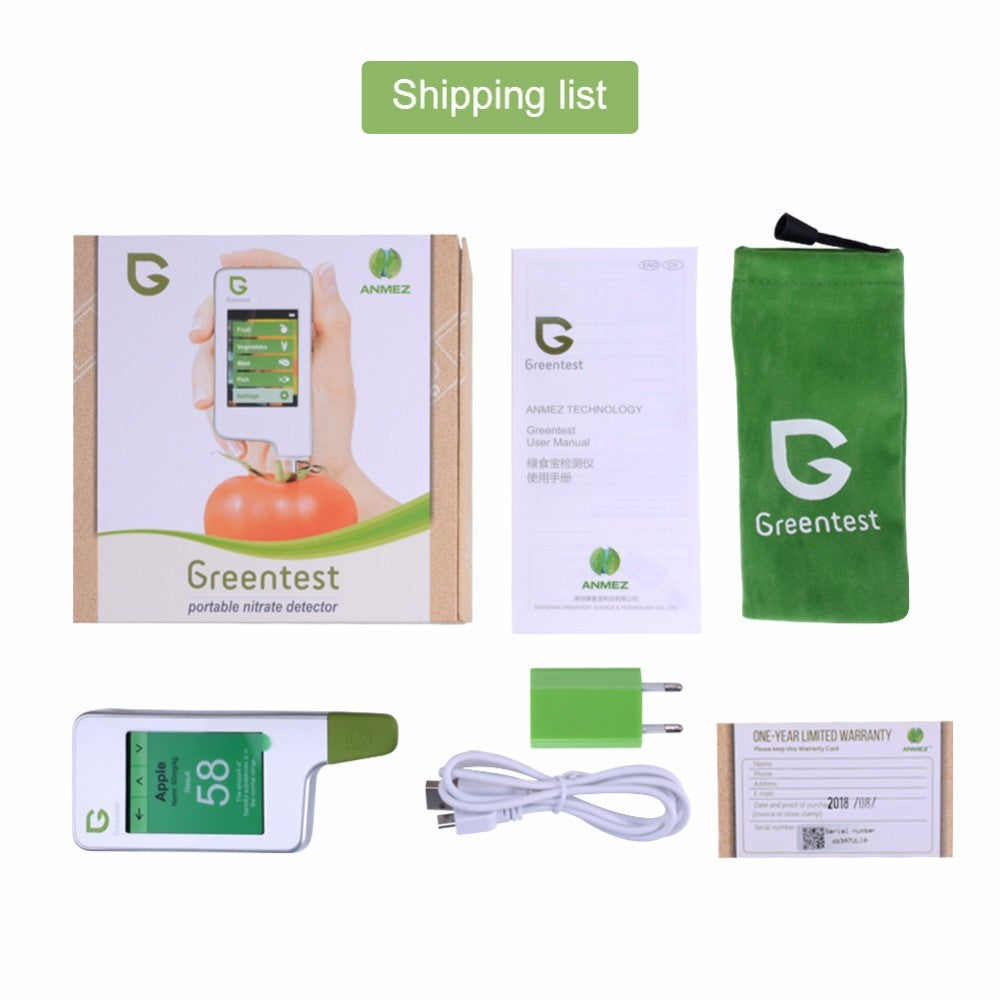 GREENTEST 2 – digital nitrattestare för frukt, grönsaker och kött