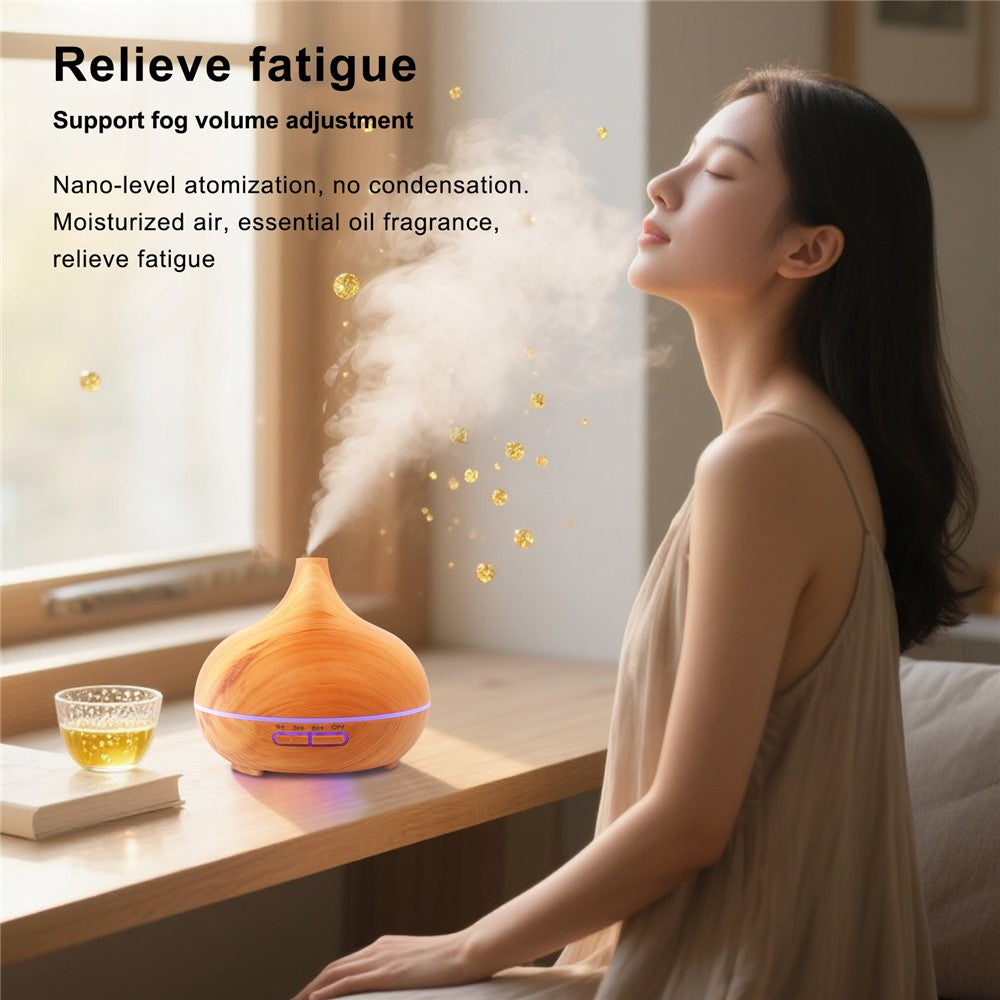 Aromadiffusor & luftfuktare 300 ml med LED-ljus