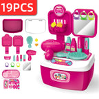 Leksak – låtsaslek set, matbord / läkarväska