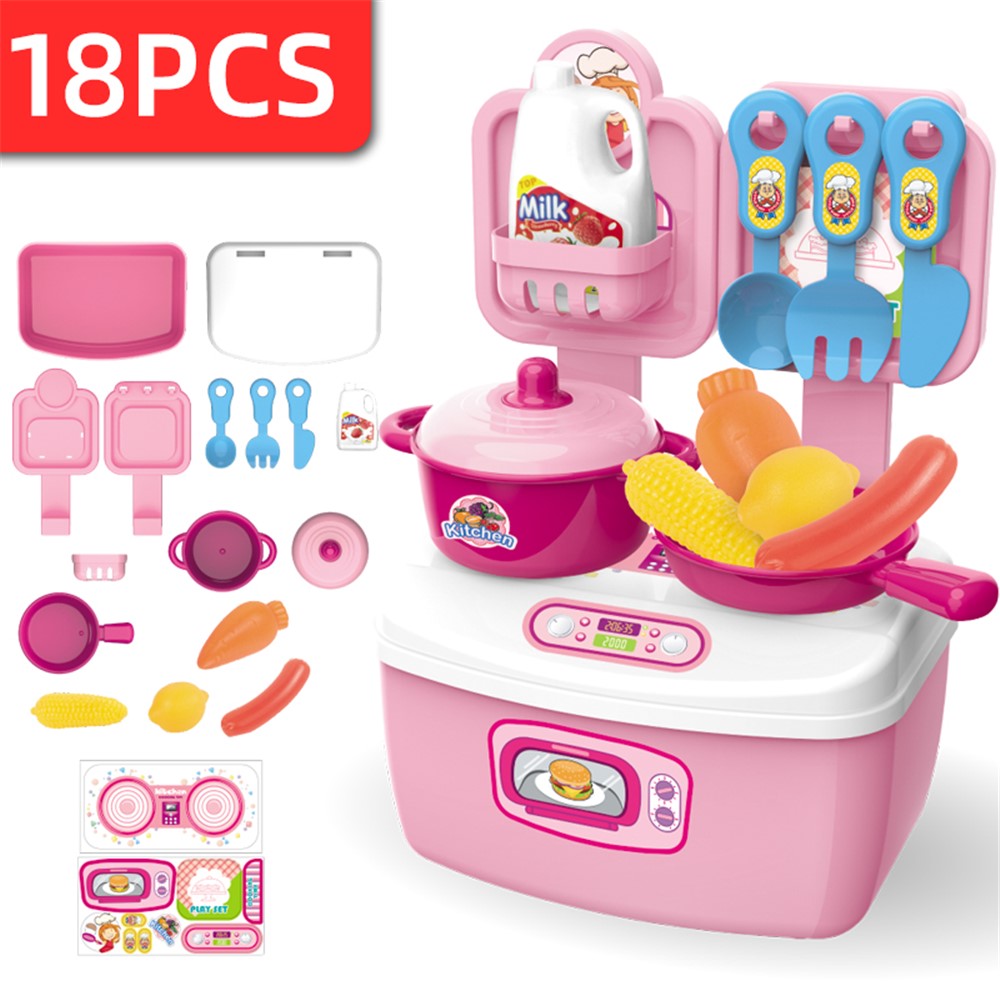 Leksak – låtsaslek set, matbord / läkarväska