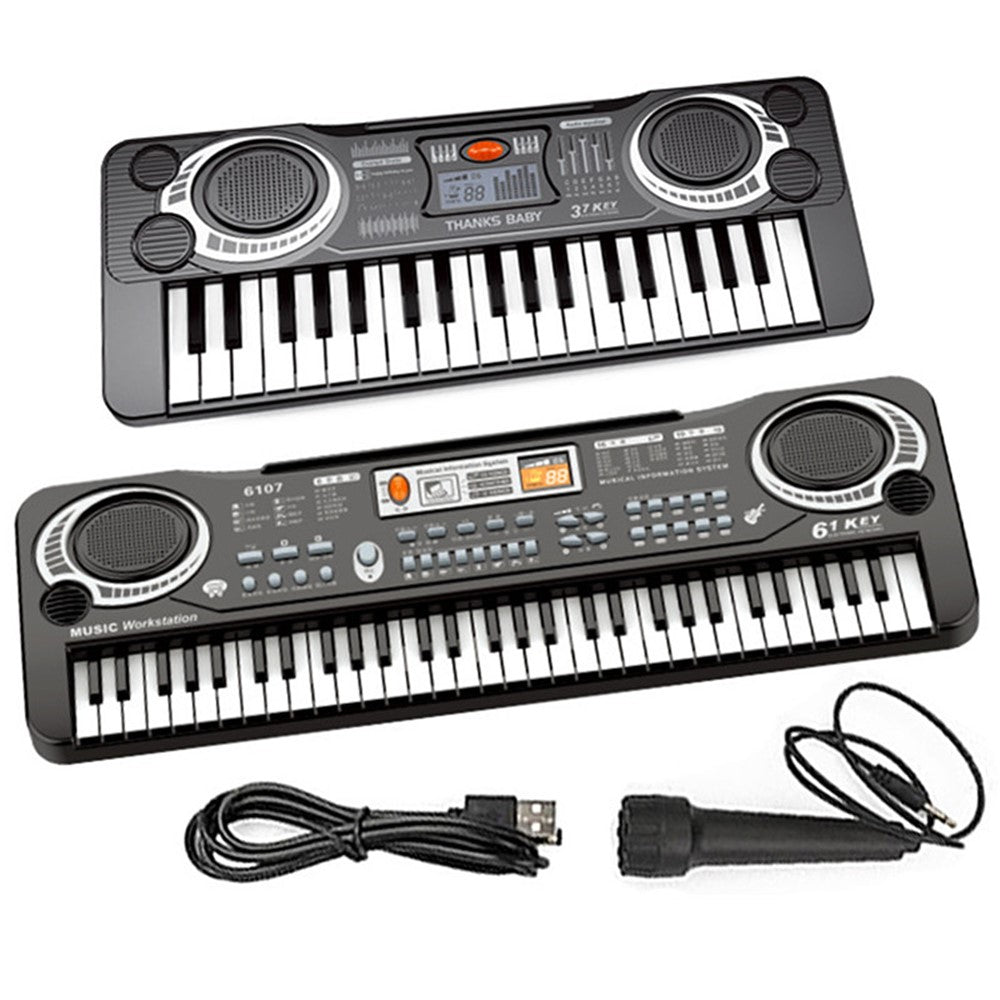 37-tangenters elektroniskt keyboard för barn
