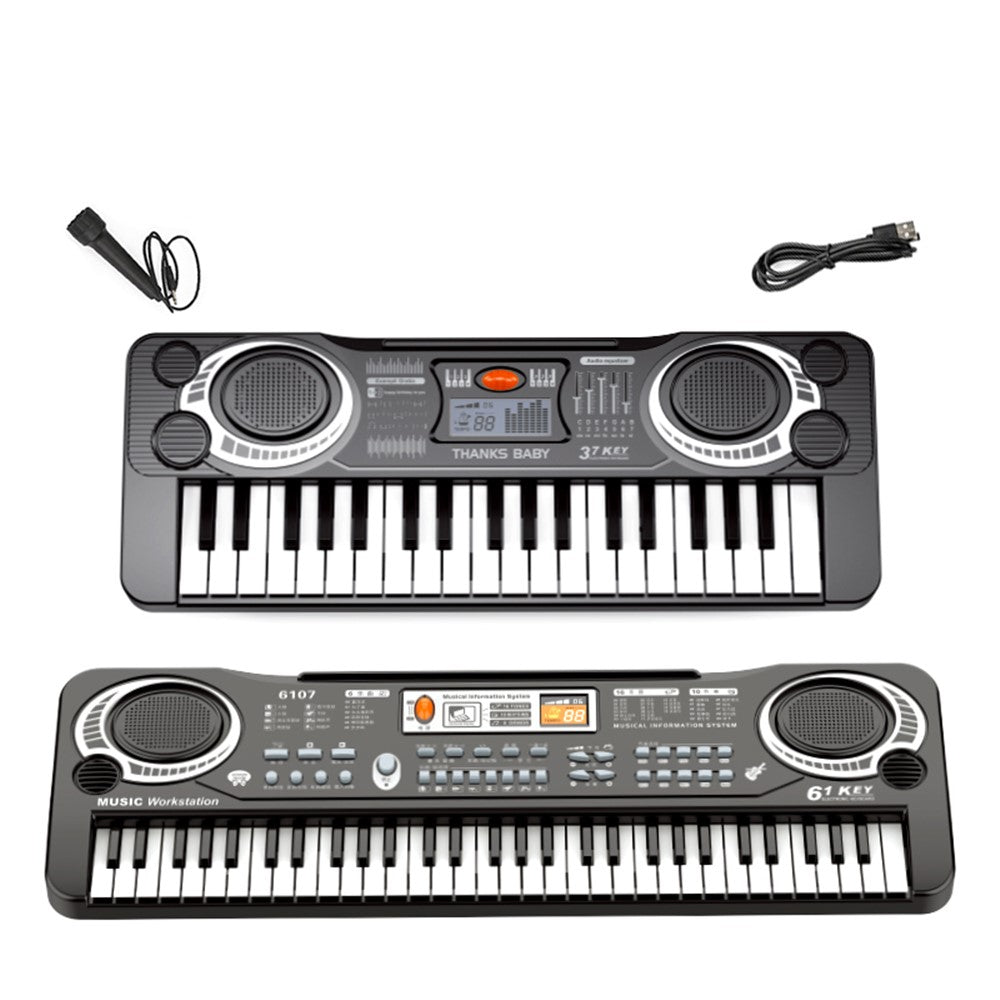 37-tangenters elektroniskt keyboard för barn