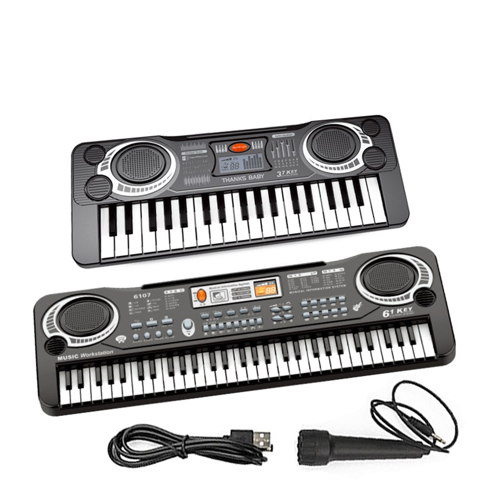 37-tangenters elektroniskt keyboard för barn