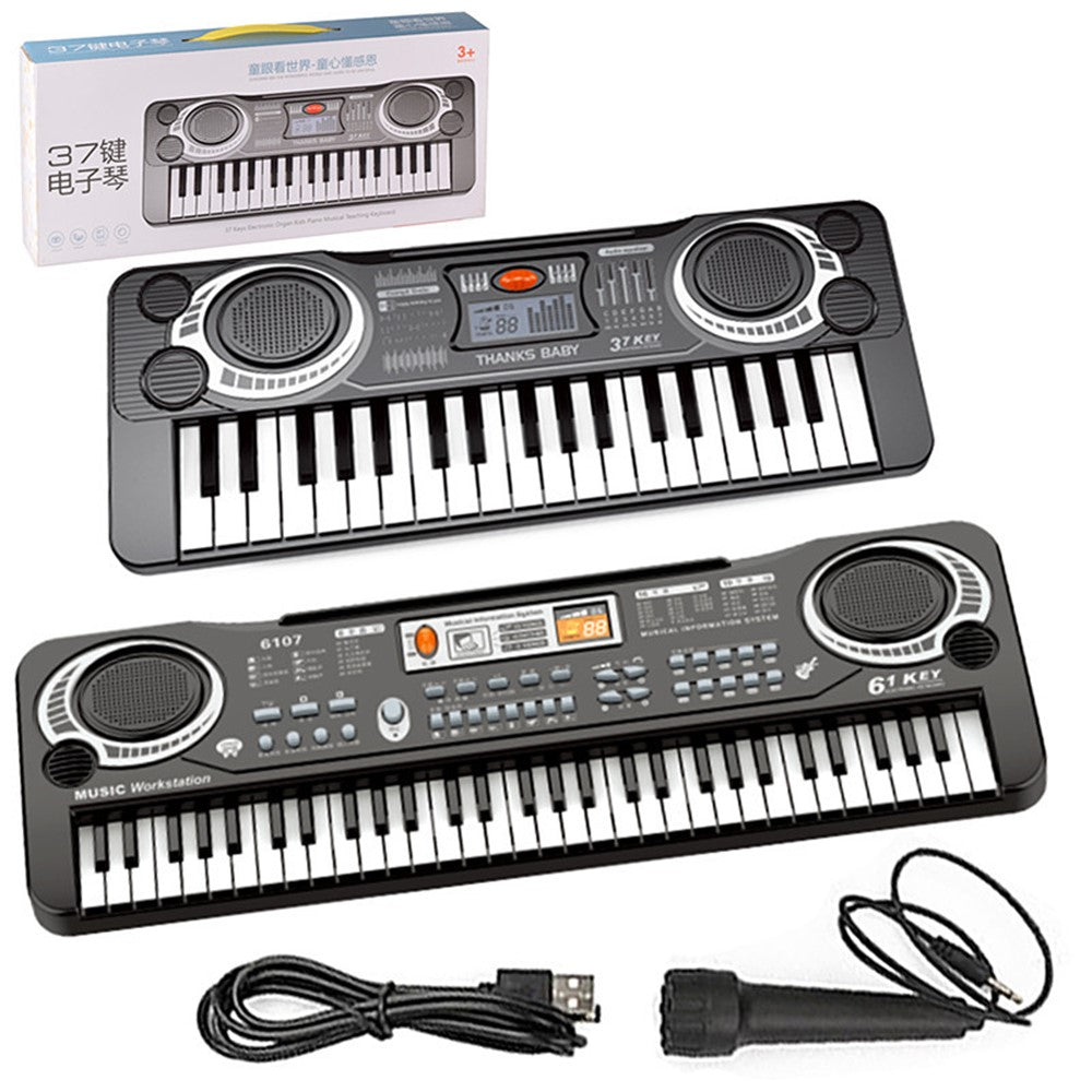 37-tangenters elektroniskt keyboard för barn