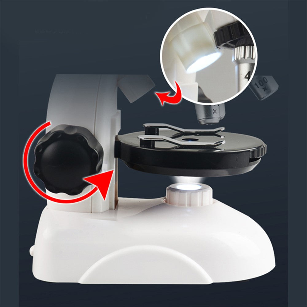 Mikroskop – 2203 barnkit 100x–1200x med preparat