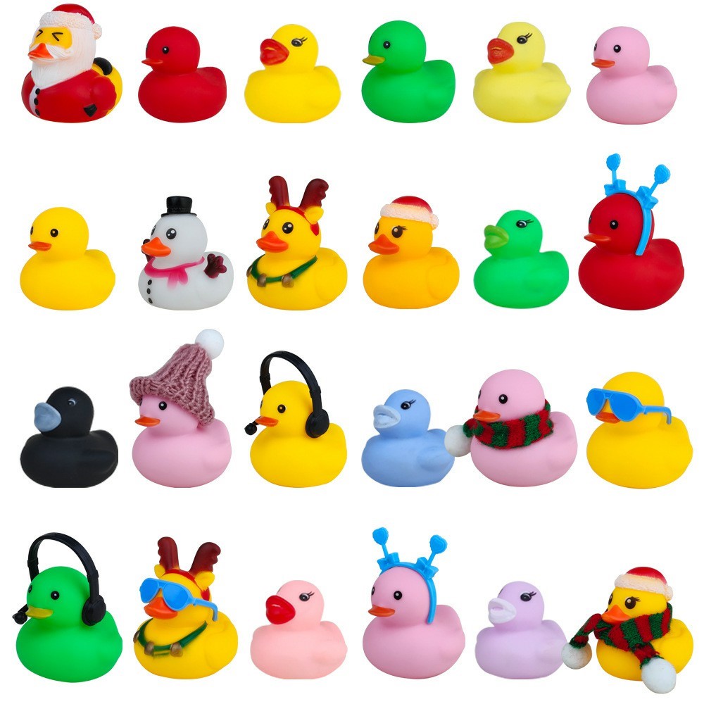 Adventskalender – 24-pack ankafigurleksaker i blindbox