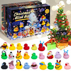 Adventskalender – 24-pack ankafigurleksaker i blindbox