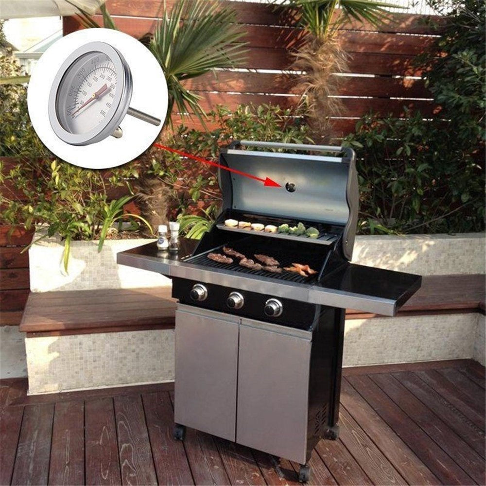 Termometer – bi-metall grill- och ugnstermometer i rostfritt stål